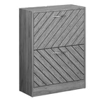 Famapy Entryway Shoe Cabinet With Flipped 2 Drawers
