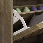 Famapy Entryway Shoe Cabinet With Flipped 2 Drawers