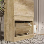 Famapy Entryway Shoe Cabinet With Flipped 2 Drawers