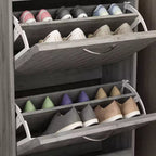 Famapy Entryway Shoe Cabinet With Flipped 2 Drawers