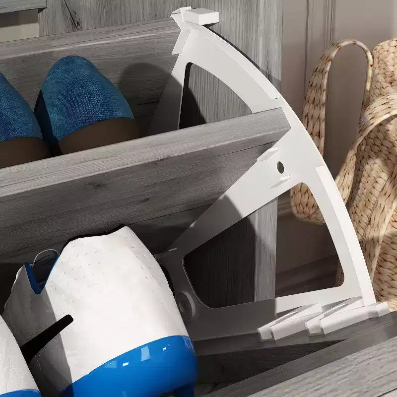 Famapy Entryway Shoe Cabinet With Flipped 2 Drawers