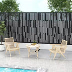 Dovelina Metal Outdoor Privacy Screen Freestanding Patio Decorative Screen (Set of 2)