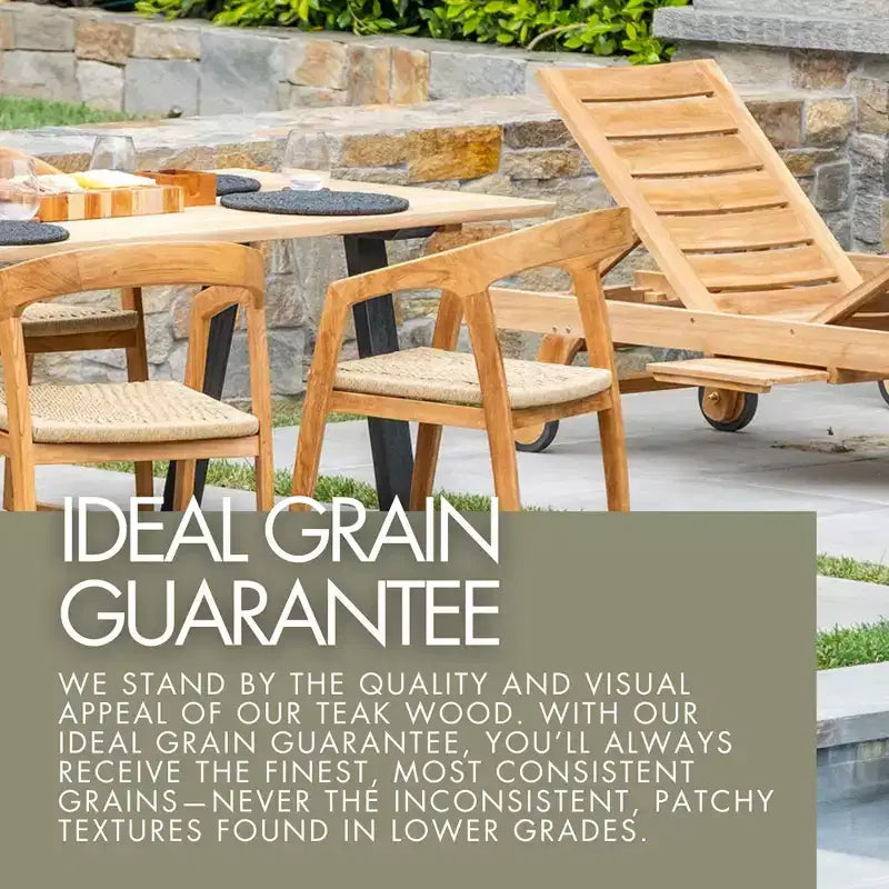 Nordic Teak 20 Natural Outdoor Round Folding Side Table