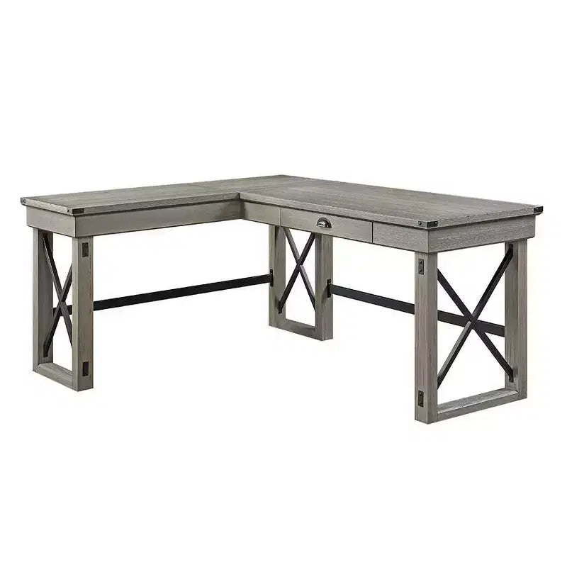 67" Talmar Writing Desk Wood Base with File Drawer - Acme Furniture