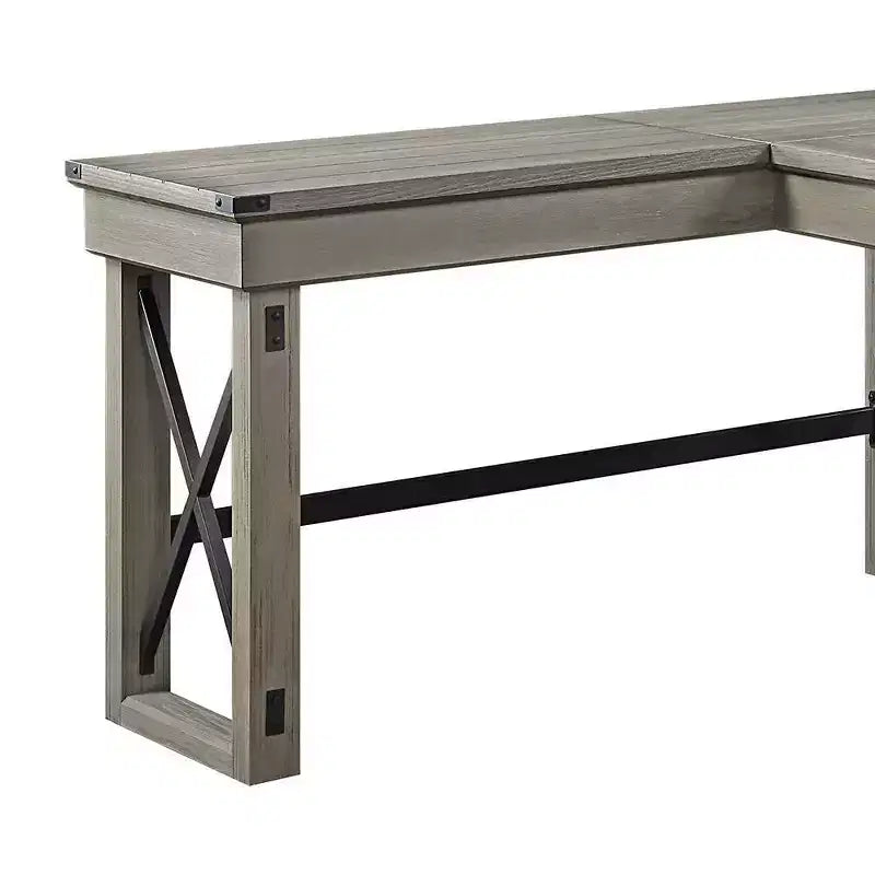 67" Talmar Writing Desk Wood Base with File Drawer - Acme Furniture