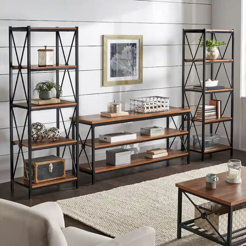 Eulalia 62 W Metal Etagere TV Stand for TVs up to 70 by iNSPIRE Q Classic