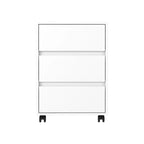 Artemisa 26-inch Tall 3 Drawer Filing Cabinet with 4 Caster Wheels and Superior Top