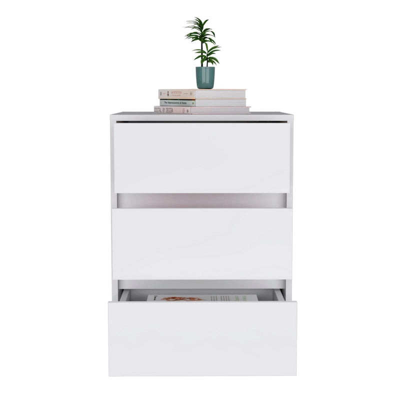 Artemisa 26-inch Tall 3 Drawer Filing Cabinet with 4 Caster Wheels and Superior Top
