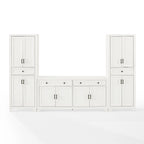 Crosley Tara 3Pc Sideboard And Pantry Set - 15x108.5x67.75