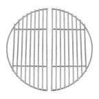 Sunnydaze Half Moon Cooking Grate with Ceramic Deflector Plate for 15 Kamado Egg Grills - 12.5