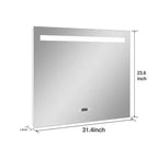 Dovelina Rectangle Bathroom Vanity Mirror LED Mirror with Defog
