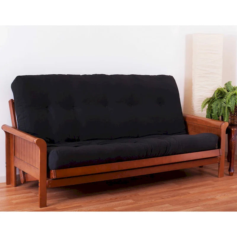 8-inch Thick Twill Futon Mattress (Twin, Full, or Queen)