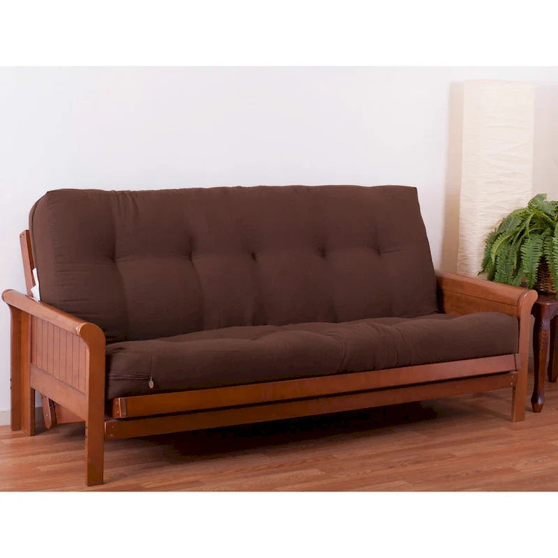 8-inch Thick Twill Futon Mattress (Twin, Full, or Queen)
