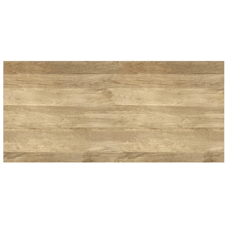WYNDENHALL Mitchell SOLID WOOD & Metal 48 inch Wide Rectangle Modern Coffee Table - 48 W x 22 D x 18 H