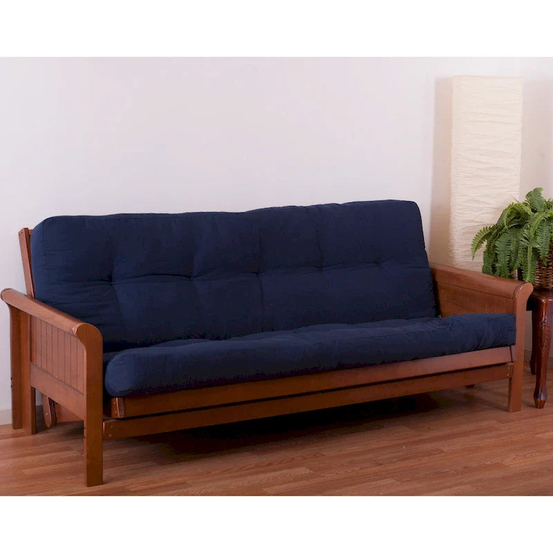 6-inch Thick Twill Futon Mattress (Twin, Full, or Queen)