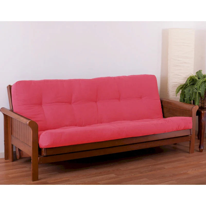 6-inch Thick Twill Futon Mattress (Twin, Full, or Queen)