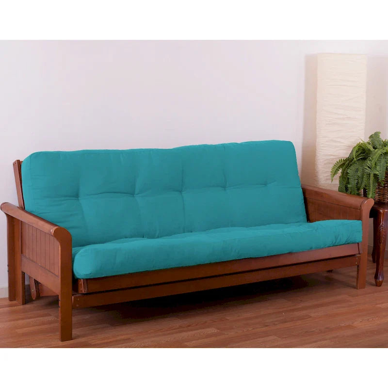 6-inch Thick Twill Futon Mattress (Twin, Full, or Queen)