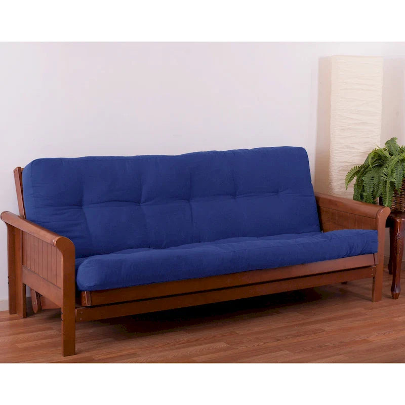 6-inch Thick Twill Futon Mattress (Twin, Full, or Queen)