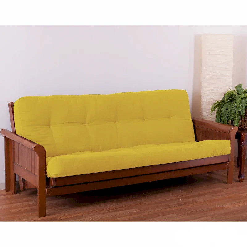 6-inch Thick Twill Futon Mattress (Twin, Full, or Queen)