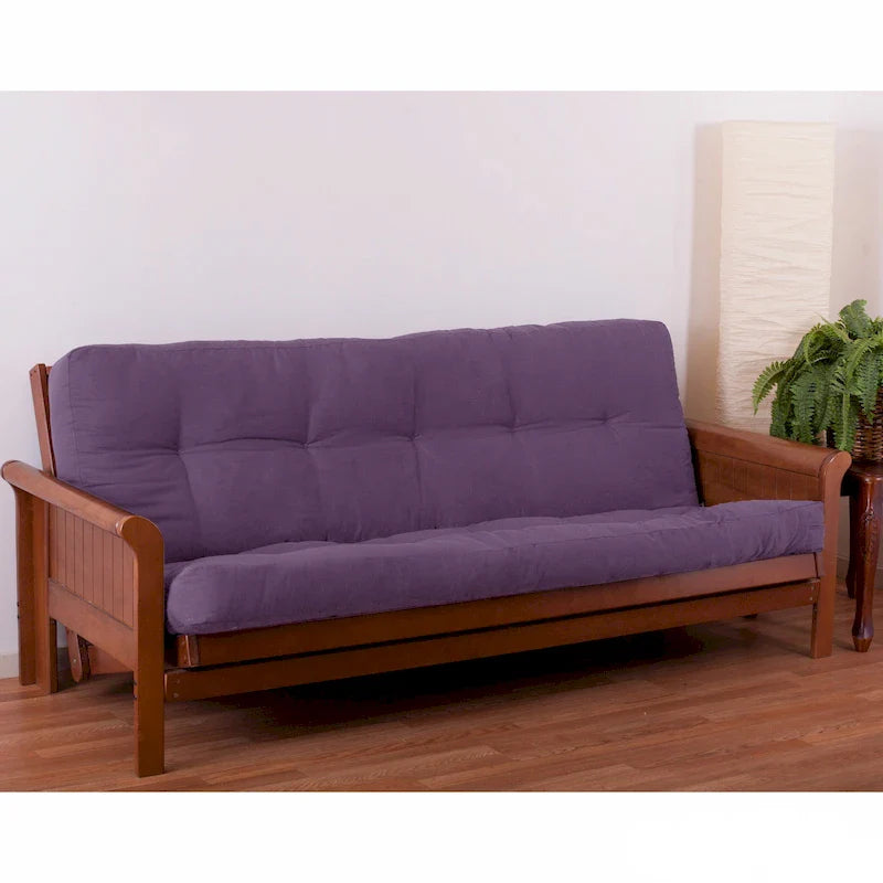 6-inch Thick Twill Futon Mattress (Twin, Full, or Queen)