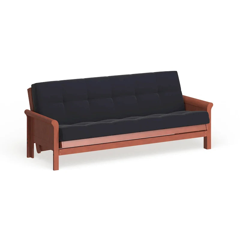 6-inch Thick Twill Futon Mattress (Twin, Full, or Queen)