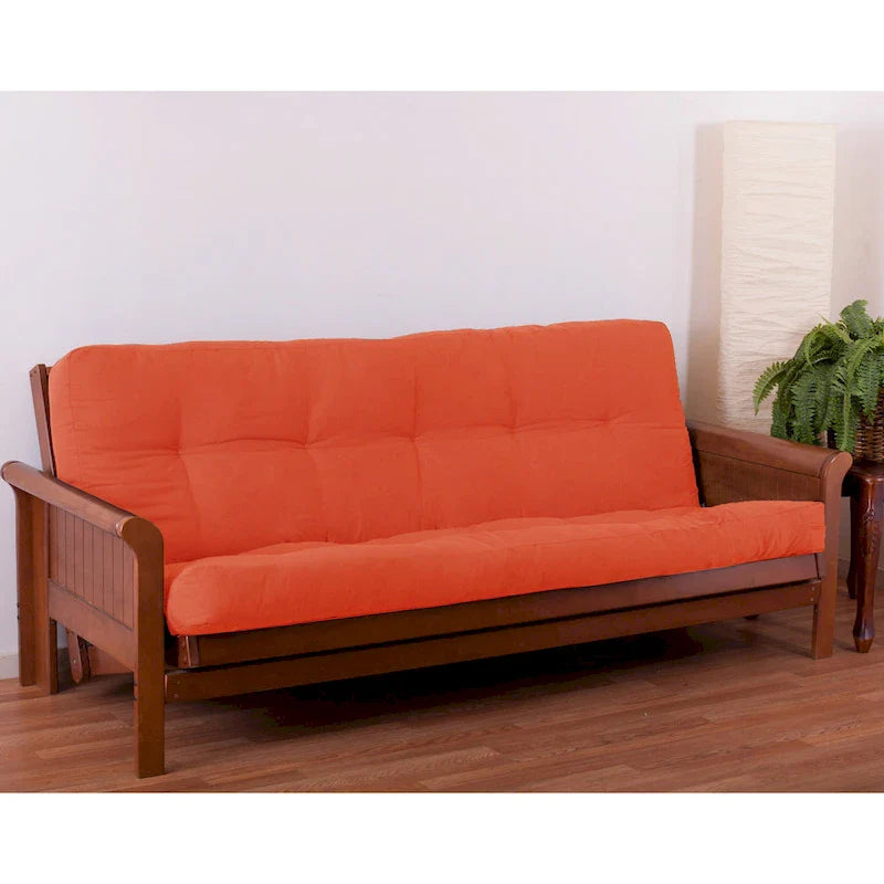 6-inch Thick Twill Futon Mattress (Twin, Full, or Queen)