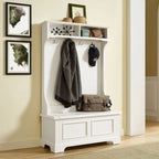 Campbell Classic White Wooden Hall Tree