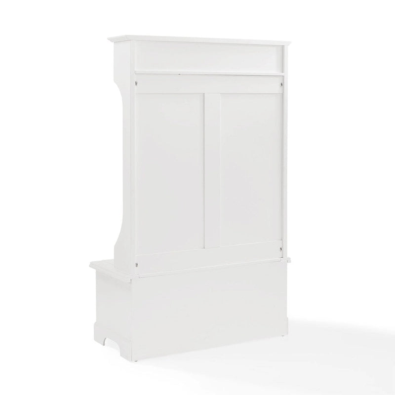 Campbell Classic White Wooden Hall Tree