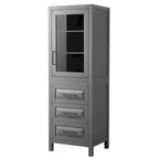 Daria Linen Tower with Cabinet Storage and 3 Drawers