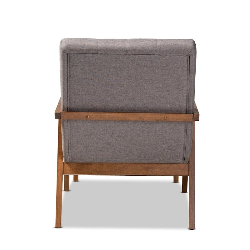Carson Carrington Baberg Upholstered Armchair and Footstool Set