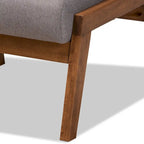 Carson Carrington Baberg Upholstered Armchair and Footstool Set