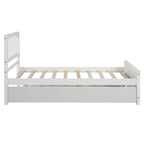Merax Twin-size Platform Bed with a Trundle