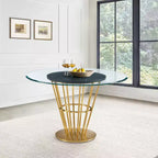 Armen Living Veronica Round Dining Table
