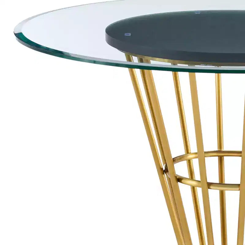 Armen Living Veronica Round Dining Table