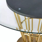 Armen Living Veronica Round Dining Table