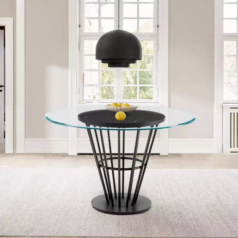 Armen Living Veronica Round Dining Table