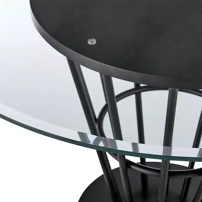 Armen Living Veronica Round Dining Table