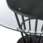 Armen Living Veronica Round Dining Table