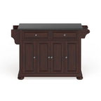 Crosley Alexandria Granite Top Full Size Kitchen Island/Cart - 51.5 W x 18 D x 34 H