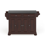 Crosley Alexandria Granite Top Full Size Kitchen Island/Cart - 51.5 W x 18 D x 34 H