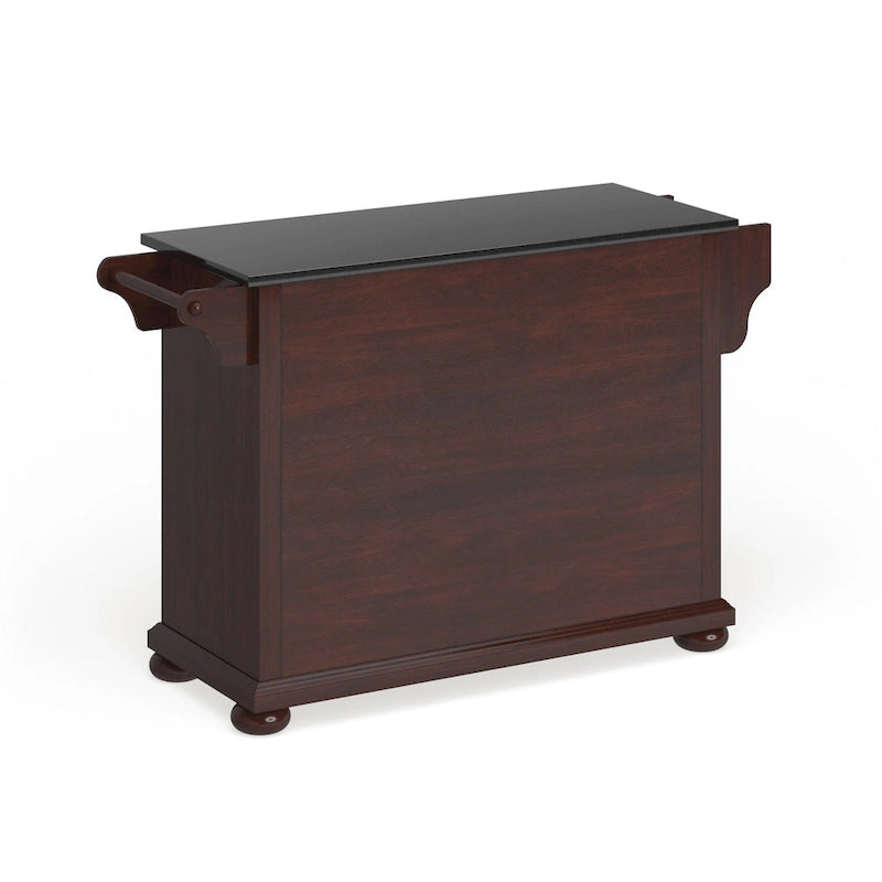 Crosley Alexandria Granite Top Full Size Kitchen Island/Cart - 51.5 W x 18 D x 34 H