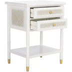 Ahab 2 Drawer 1 Shelf Accent Table - ACC6606 - Safavieh