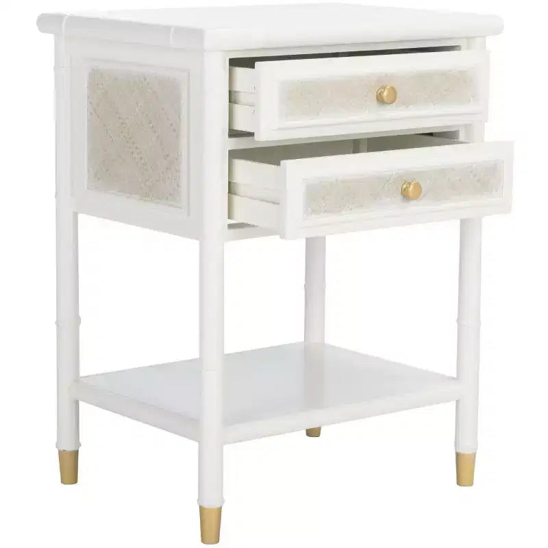 Ahab 2 Drawer 1 Shelf Accent Table - ACC6606 - Safavieh