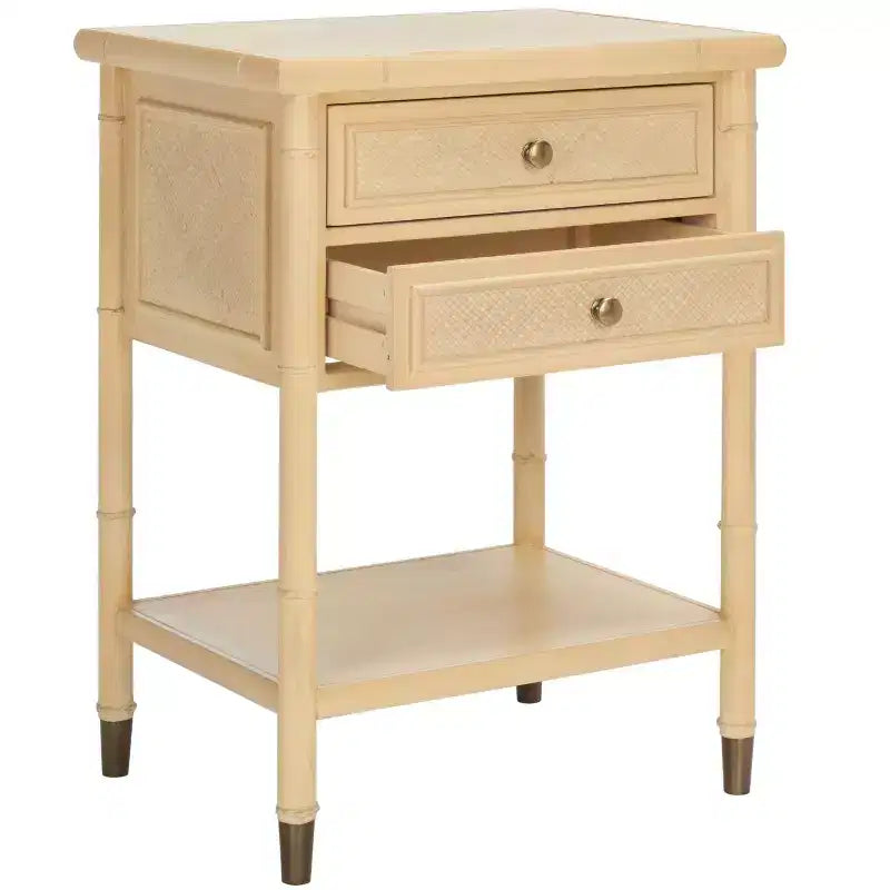 Ahab 2 Drawer 1 Shelf Accent Table - ACC6606 - Safavieh