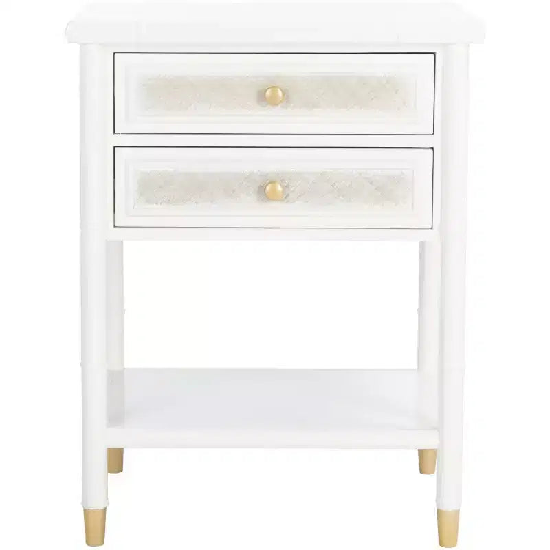 Ahab 2 Drawer 1 Shelf Accent Table - ACC6606 - Safavieh
