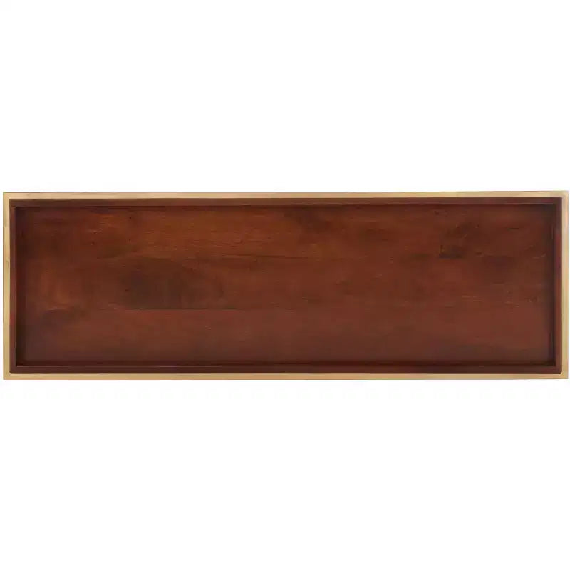 Akari Marble Console Table - CNS3700A - Brown/White - Safavieh