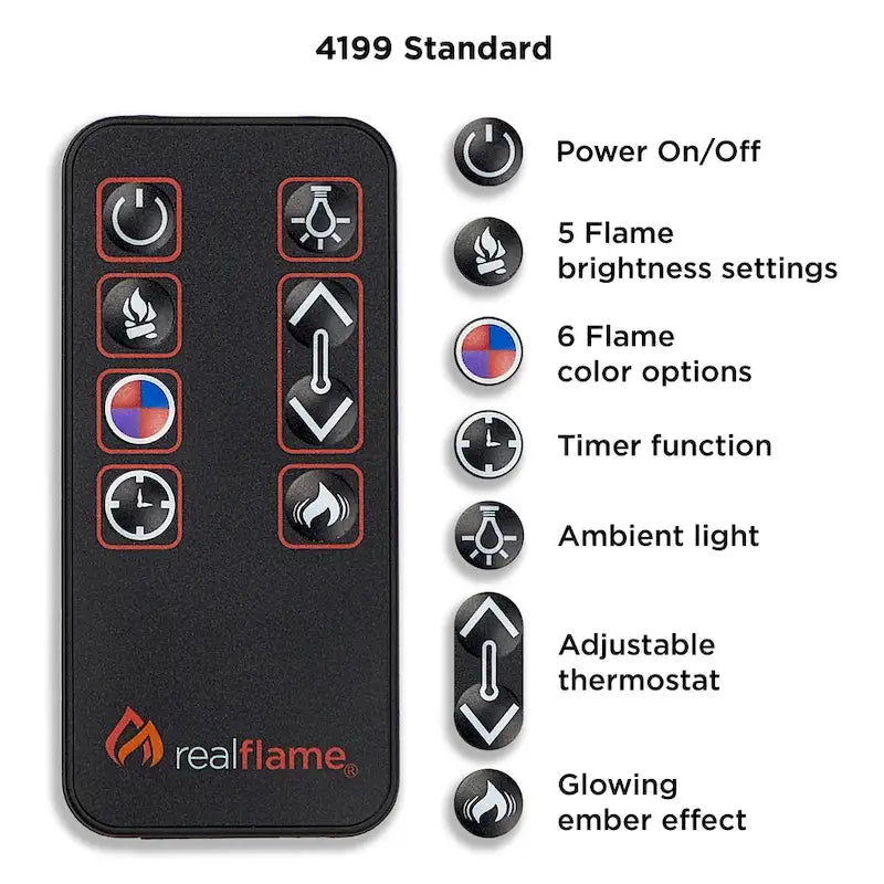 Calie 67 Electric TV Stand Fireplace in White by Real Flame