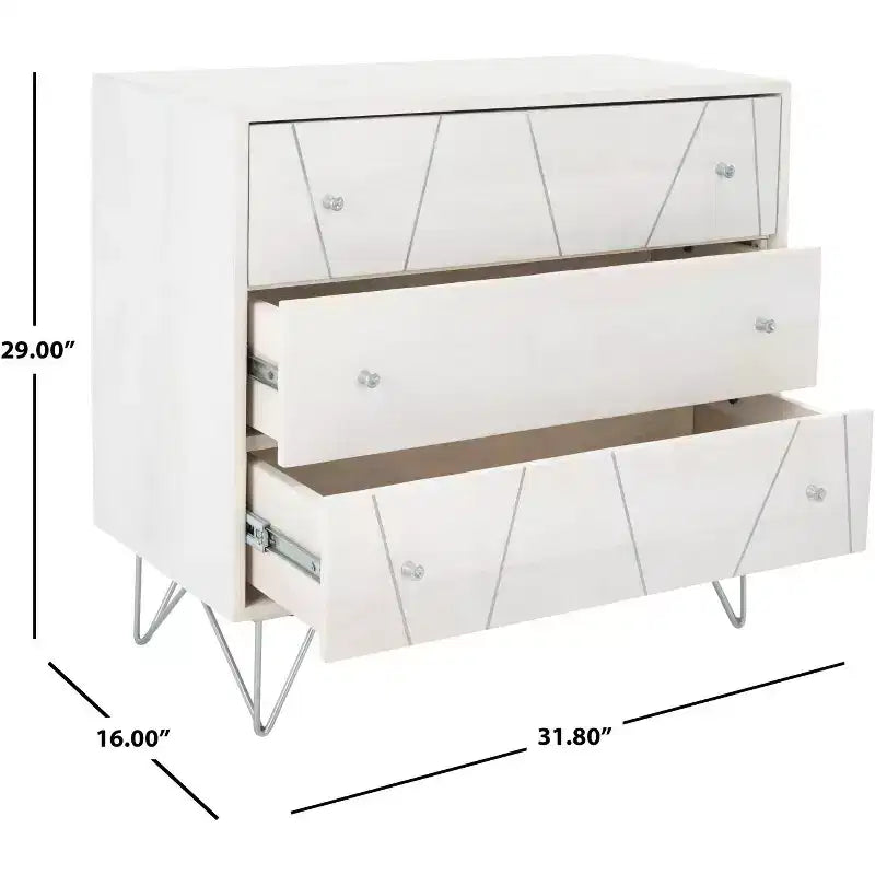Marigold 3 Drawer Chest - CHS9001 - Safavieh