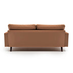US Pride Faux Leather Mid-century Modern Sofa