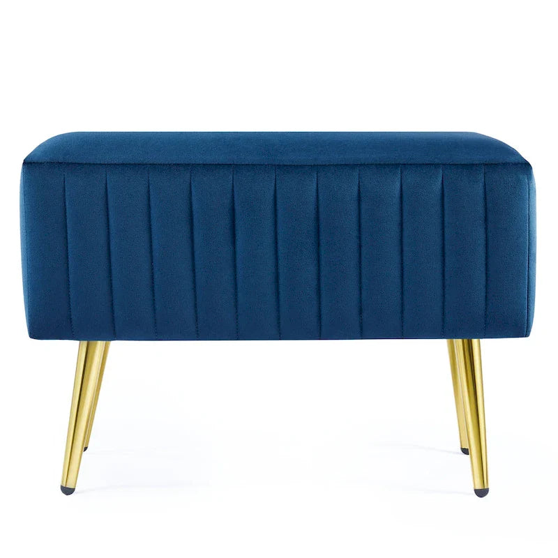 CO-Z 24-inch Modern Upholstered Entryway Bench with Velvet Seat